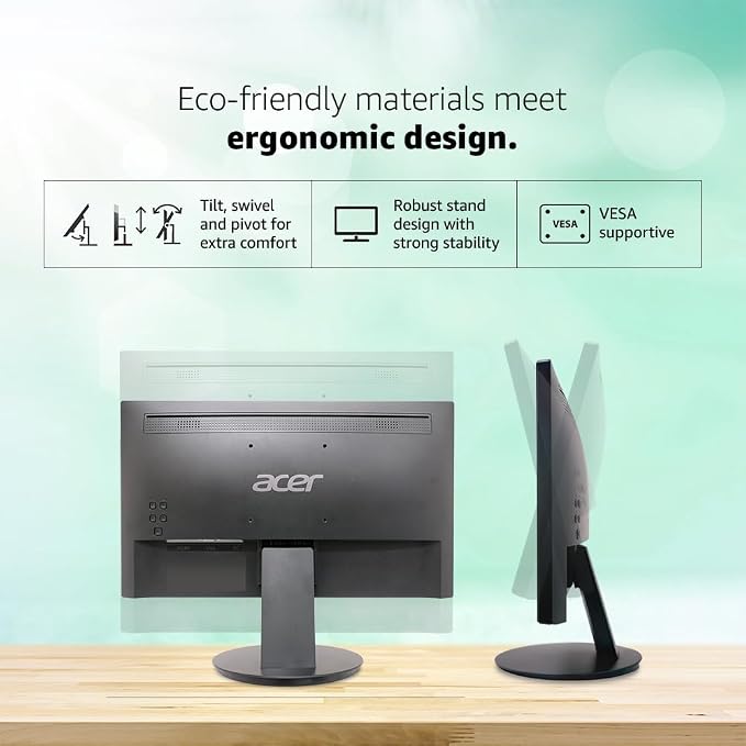 Acer K202Q 19.5 Inch HD+ LCD Monitor with LED Backlight