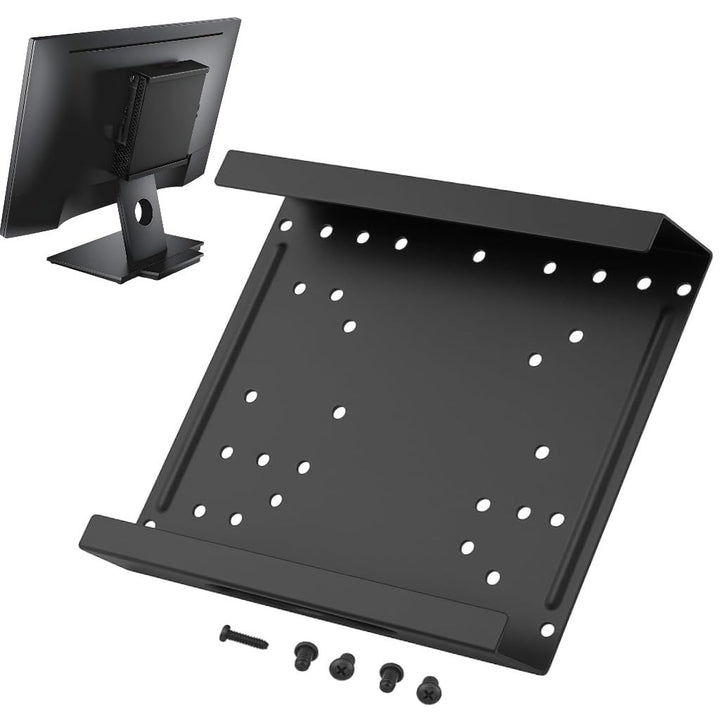 Tiny Desktop PC Stand Compact CPU Holder for Monitors
