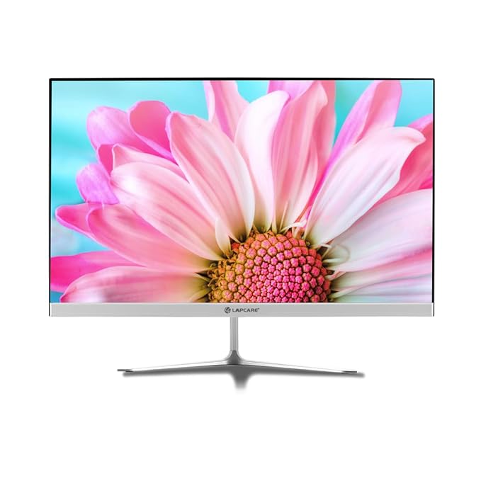 Lapcare LED Monitor 22" IPS Display with FHD /White