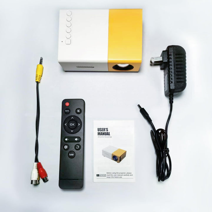 Portable mini projector LED micro projector