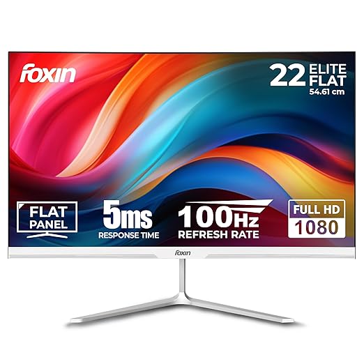 Foxin 22 Inch FHD Flat LED Monitor 1920x1080 Pixel Elite Series