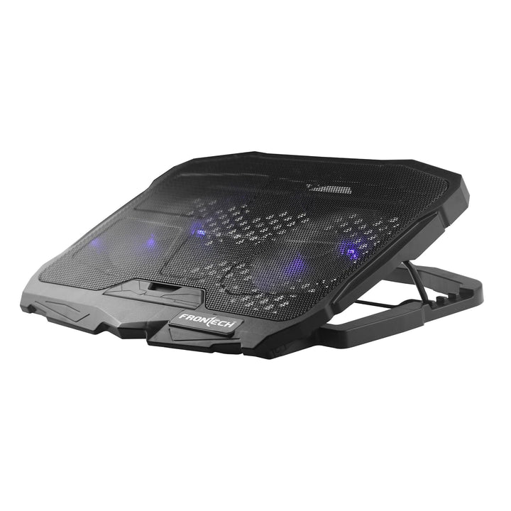 FRONTECH Laptop Cooling Pad, Dual Fans, 3 Adjustment LevelsSuitable for Laptops Upto 15.6 Inches (CP-0002, Black)