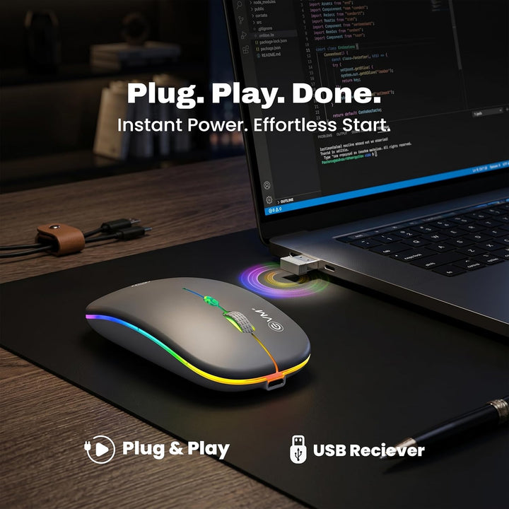 EVM EnGrip Rechargeable Wireless Mouse EWLM-360