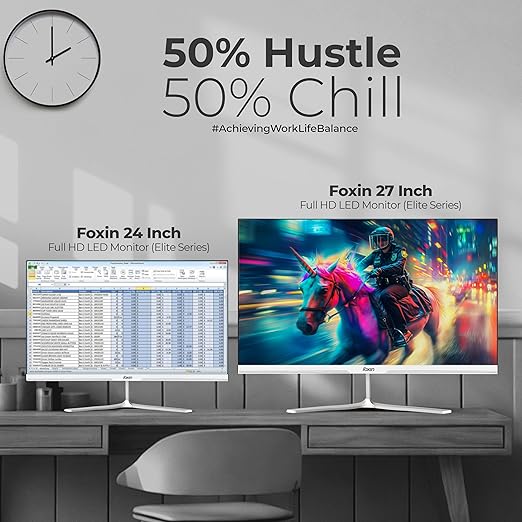 Foxin 27 Inch FHD Flat LED Monitor 1920x1080 Pixel Elite