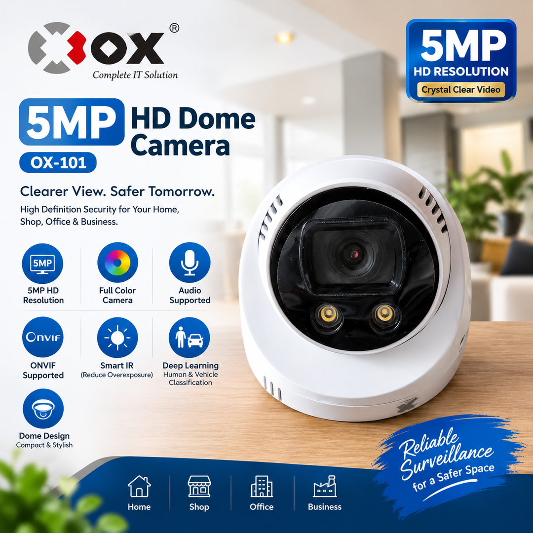 Ox 5MP HD Dome Camera OX-101