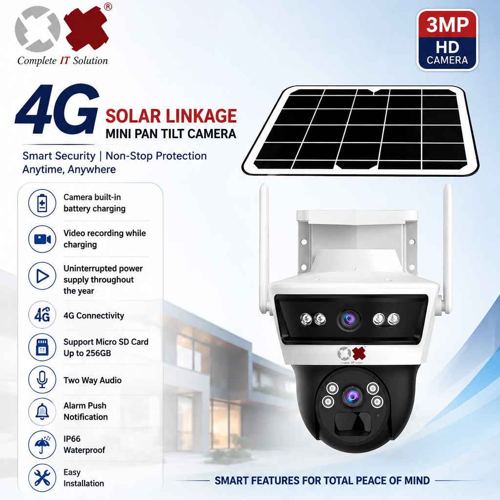4G/5G DUAL LENS SOLAR PTZ CAMERA