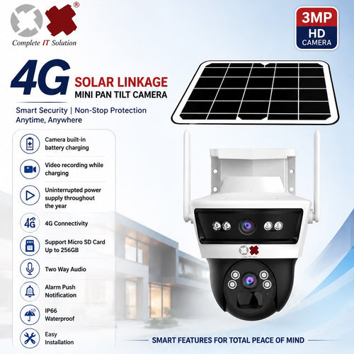 4G/5G DUAL LENS SOLAR PTZ CAMERA