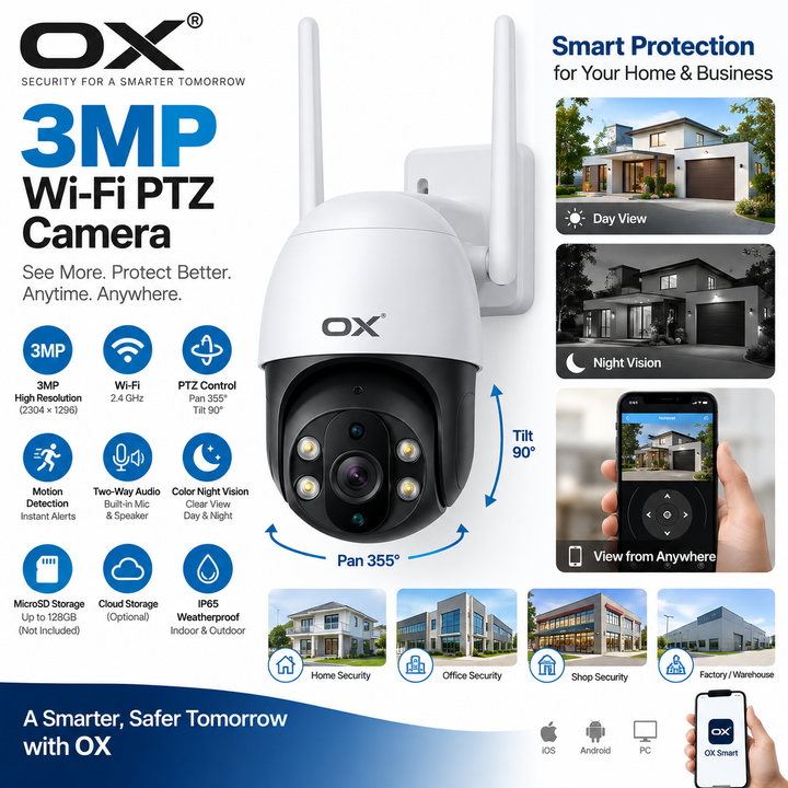 Ox 3MP 4G PTZ Camera OX-206