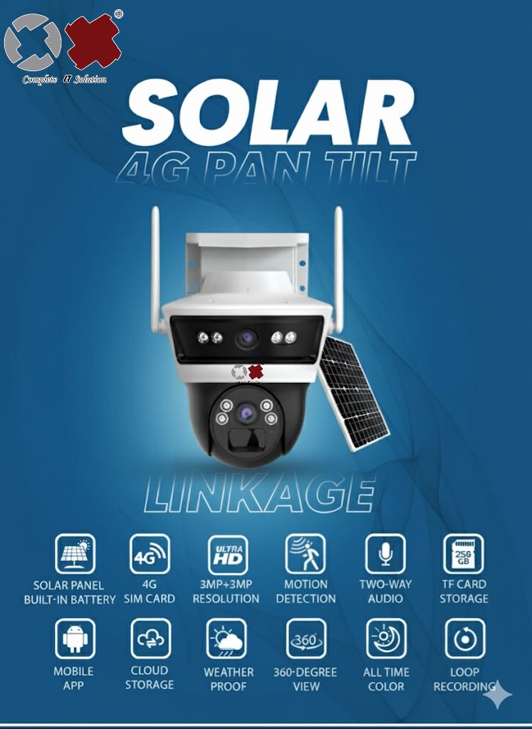4G/5G DUAL LENS SOLAR PTZ CAMERA